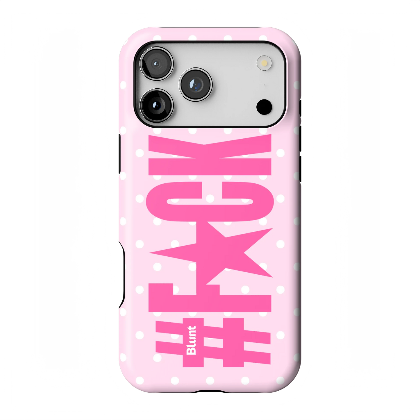Pink Polka Riot iPhone Case