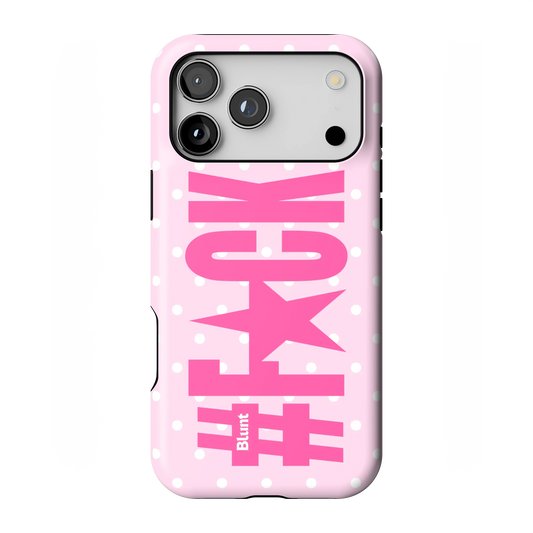 Pink Polka Riot iPhone Case