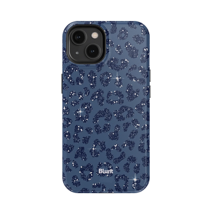 Blue Cheetah Print iPhone Case
