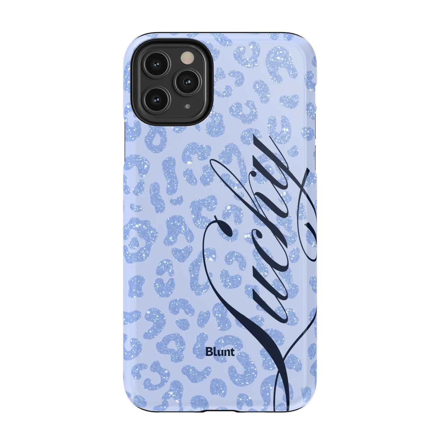 Blue Cheetah Lucky iPhone Case