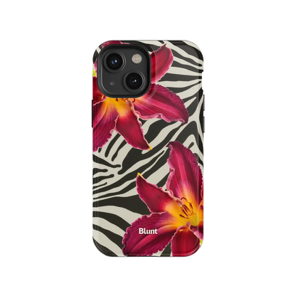 Zebra Lily iPhone Case