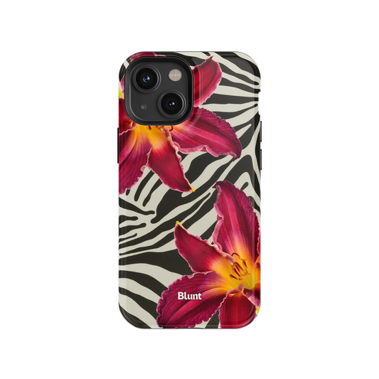 Zebra Lily iPhone Case