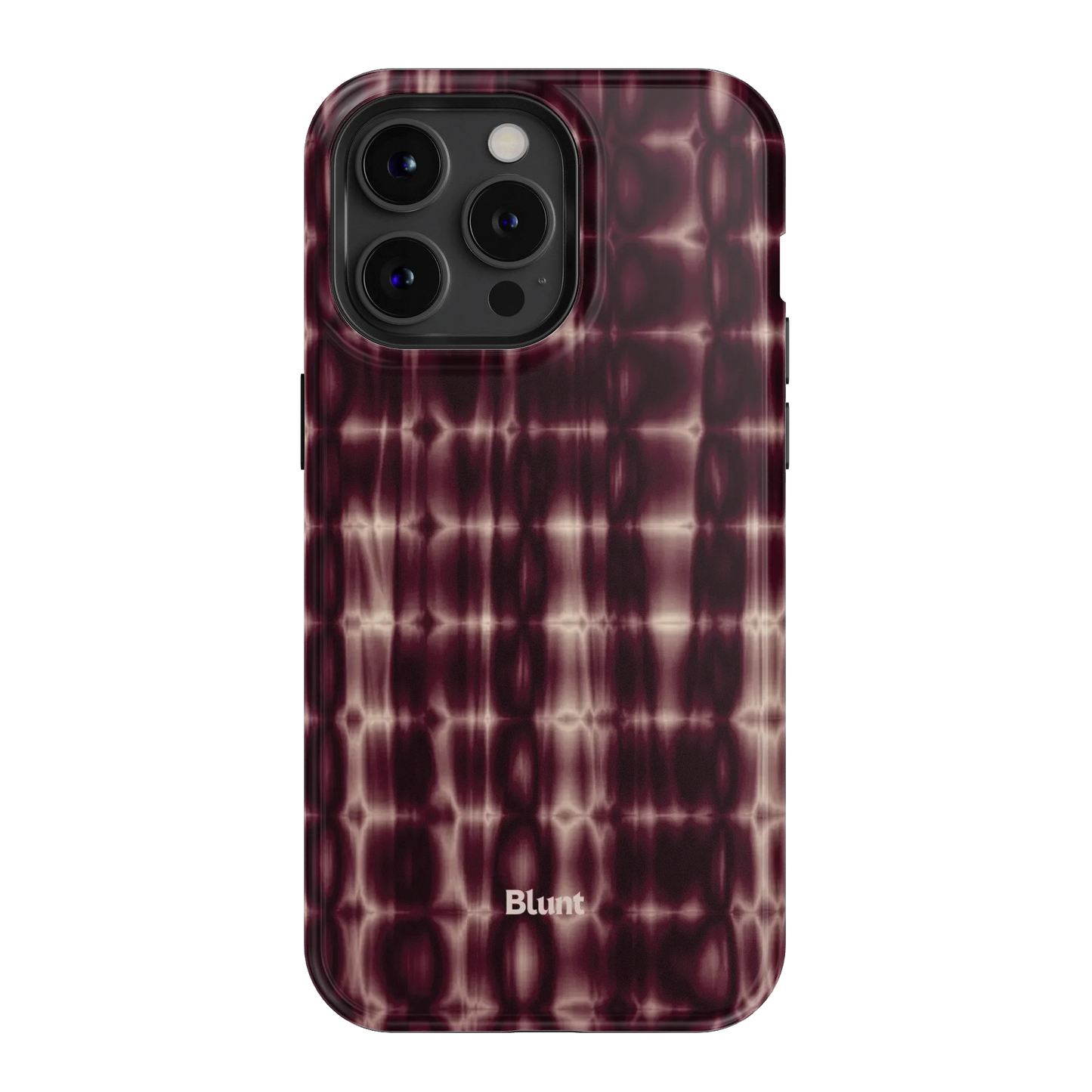 Purple Ripple iPhone Case