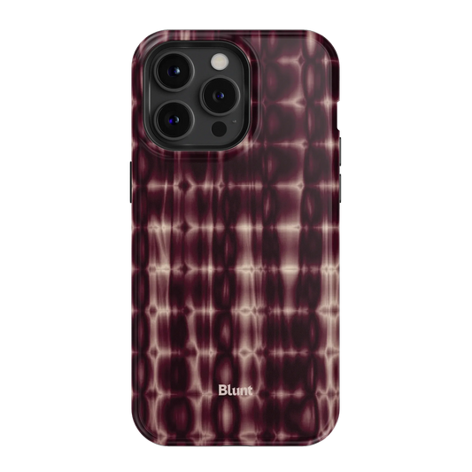 Purple Ripple iPhone Case