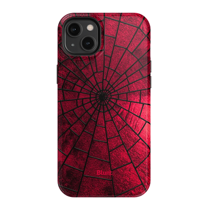 Crimson Web iPhone Case