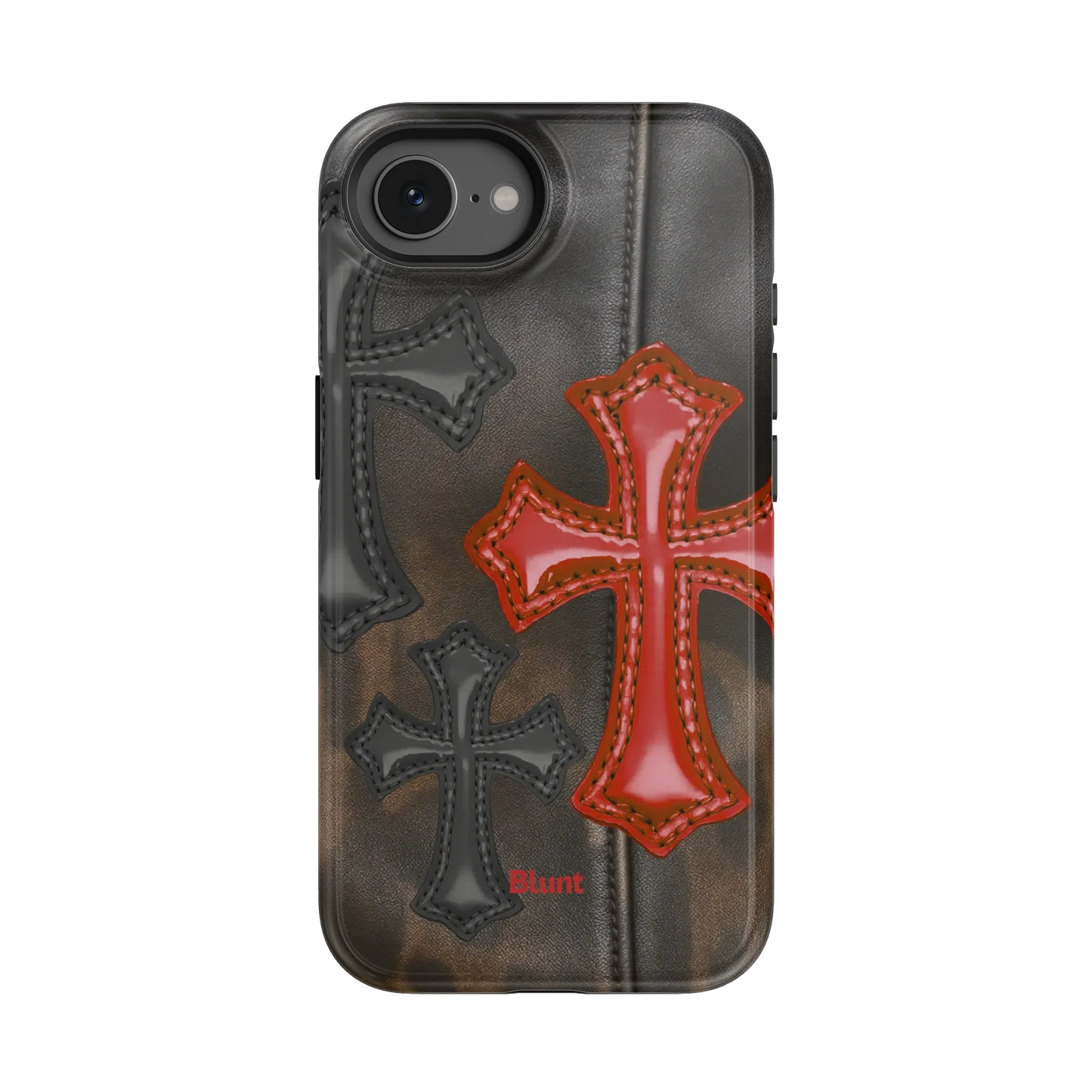 Leather Crosses iPhone Case