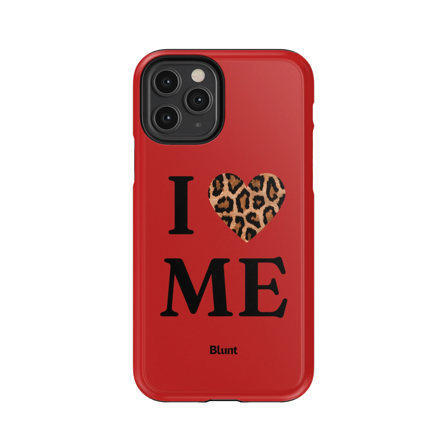 Red I Love Me iPhone Case