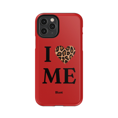 Red I Love Me iPhone Case