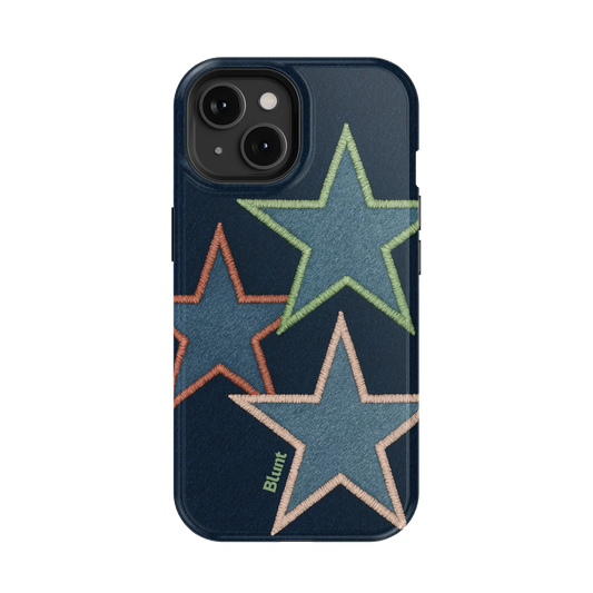 Neon Stars iPhone Case