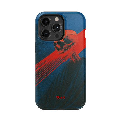 Crimson Slash iPhone Case