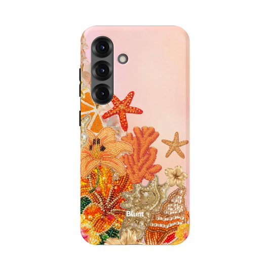 Peach-Treasures-samsung-case-Galaxy S25-1