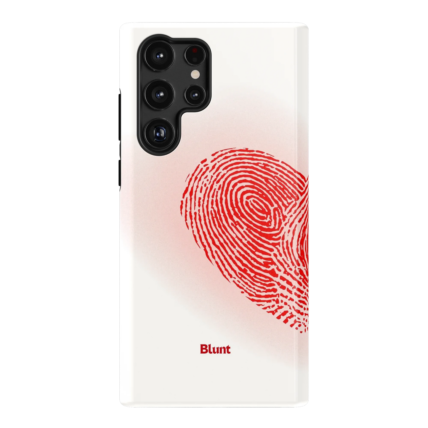 Heart Print White Samsung Case