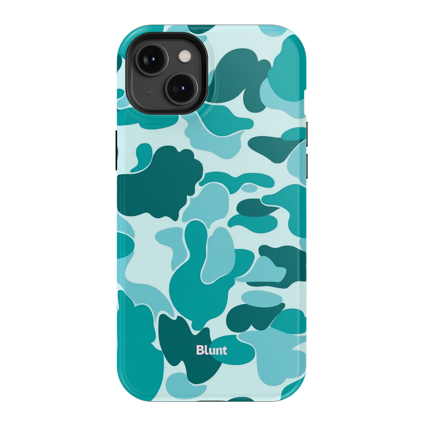 Aqua Camo iPhone Case