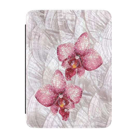 Pink-Mosaic-Orchids-kindle-case-Kindle Paperwhite/Colorsoft 7-1
