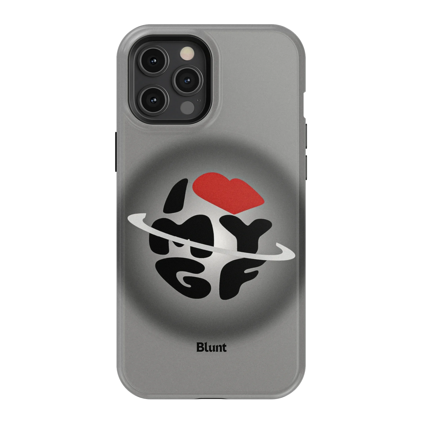 Grey Aura Girlfriend iPhone Case