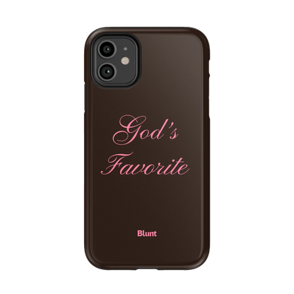 Gods Favorite Brown iPhone Case