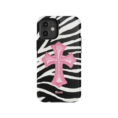 Zebra Halo iPhone Case