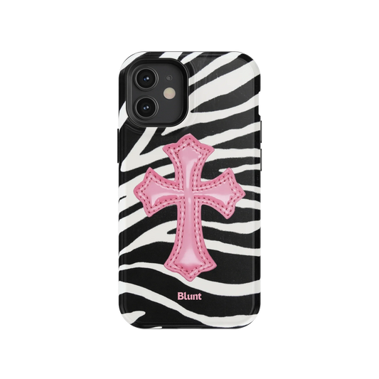 Zebra Halo iPhone Case