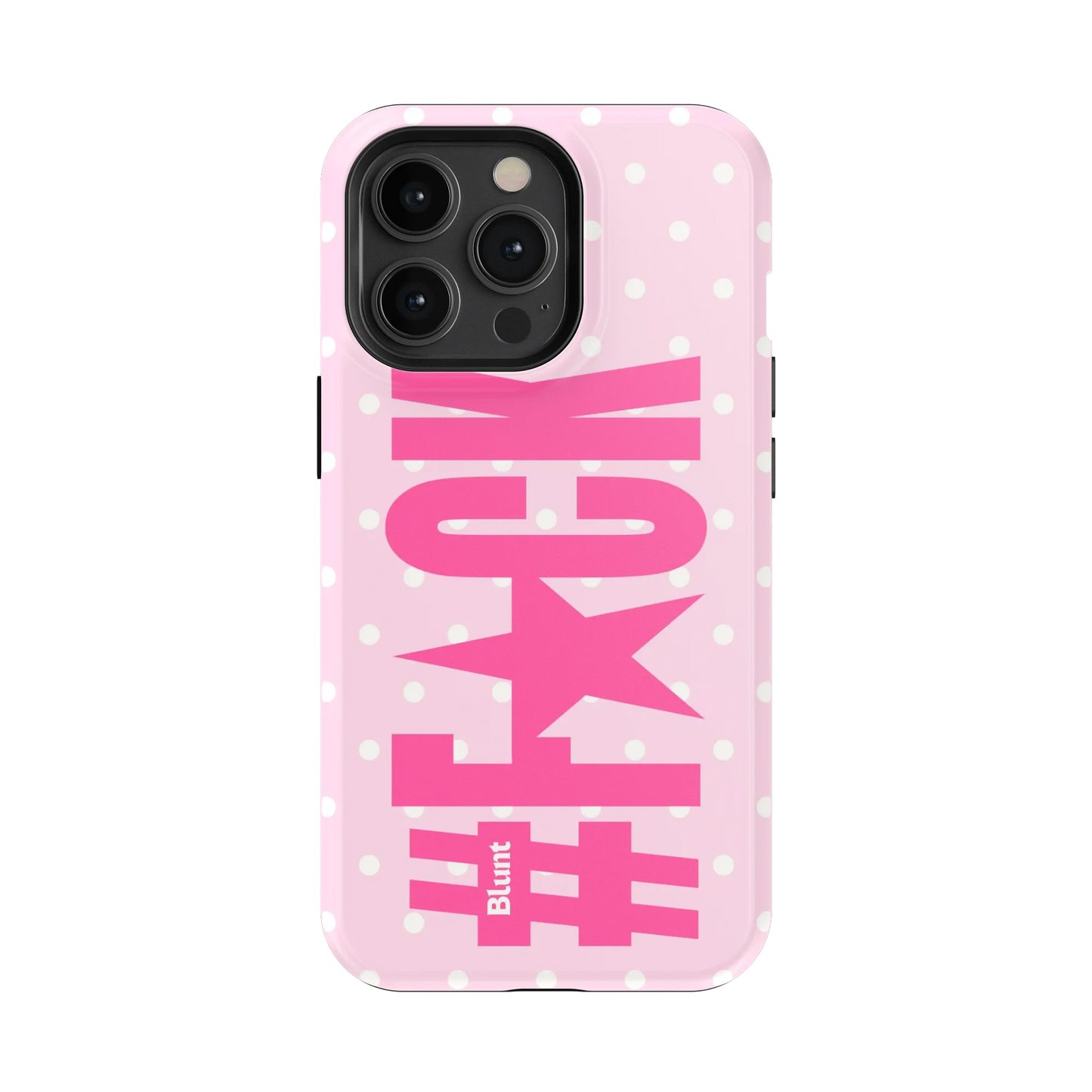 Pink Polka Riot iPhone Case