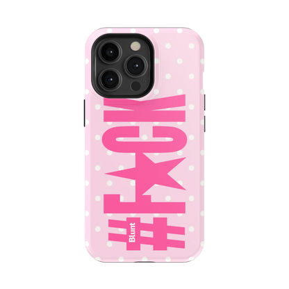 Pink Polka Riot iPhone Case