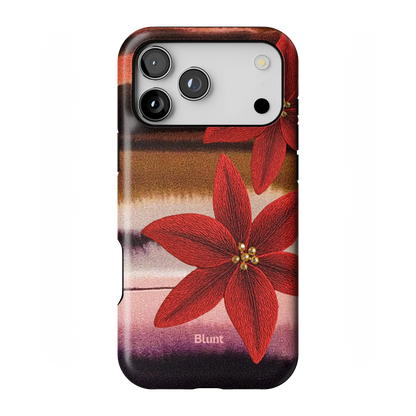 Crimson Bloom iPhone Case