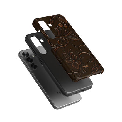 Tooled Leather Samsung Case