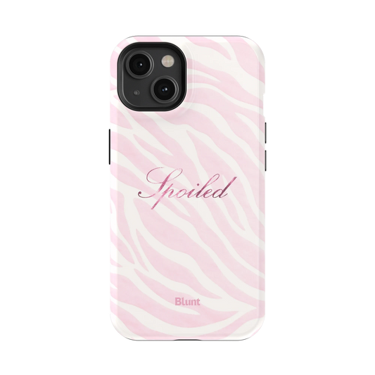 Spoiled Pink Zebra iPhone Case