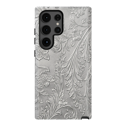 Tooled Silver Samsung Case