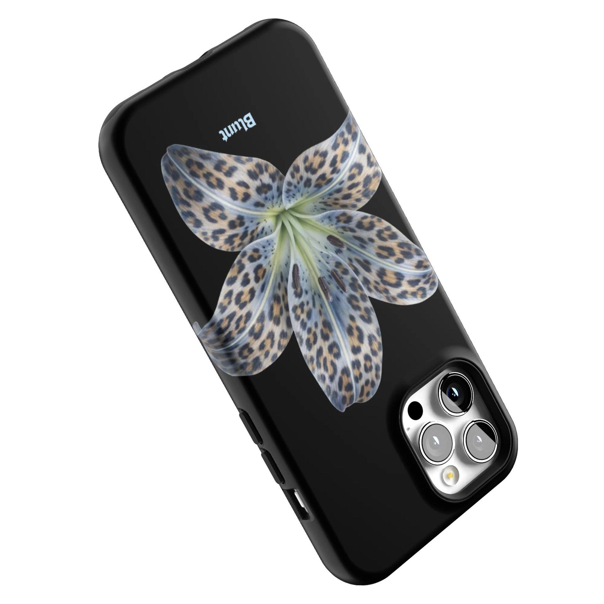 Blue-Leopard-Bloom-iphone-case-iPhone 12 Pro Max-4