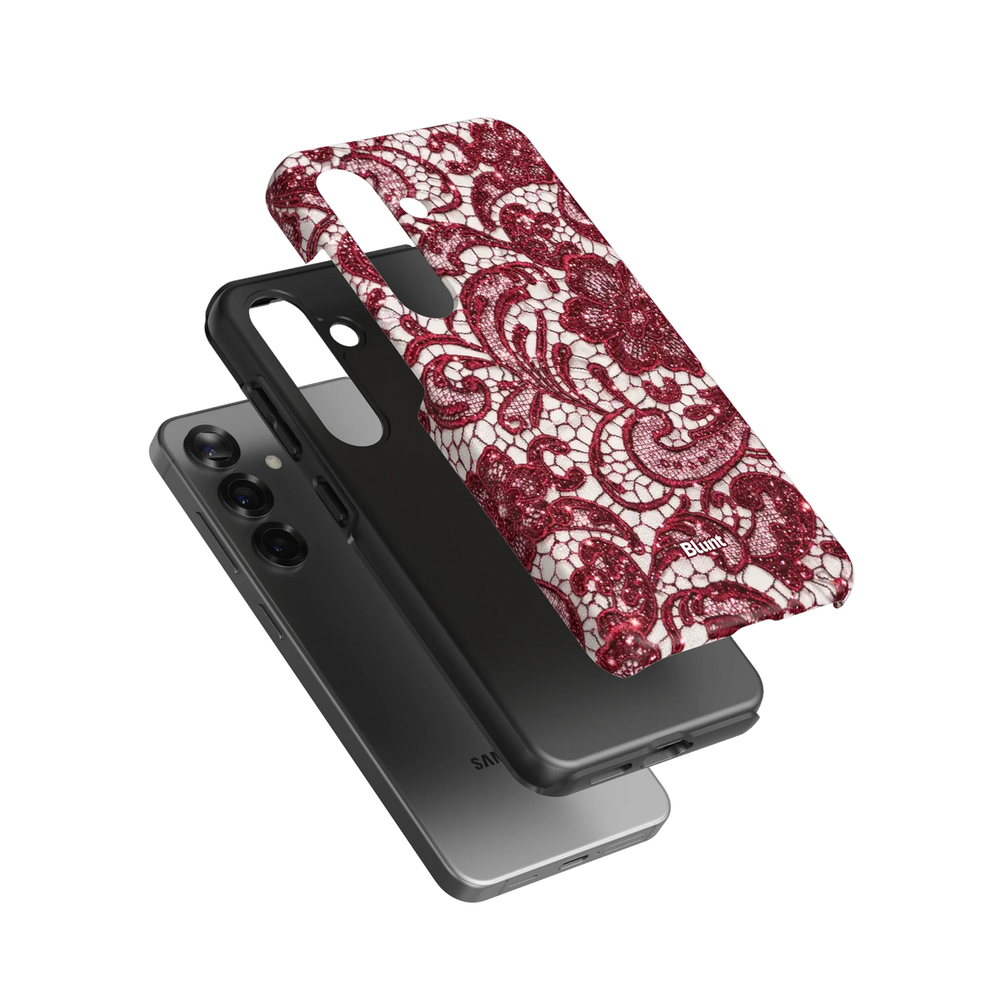 Crimson Lace Samsung Case