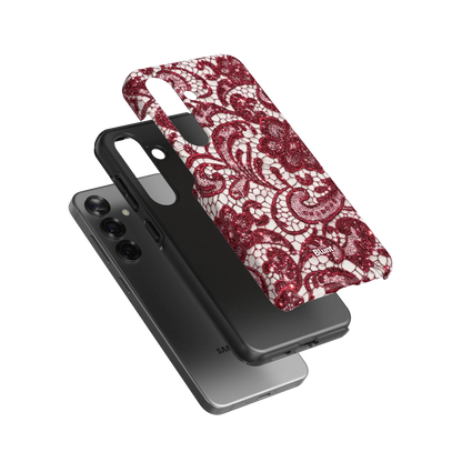 Crimson Lace Samsung Case