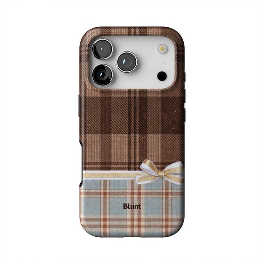 Mocha-Plaid-iphone-case-iPhone 17 Pro-1