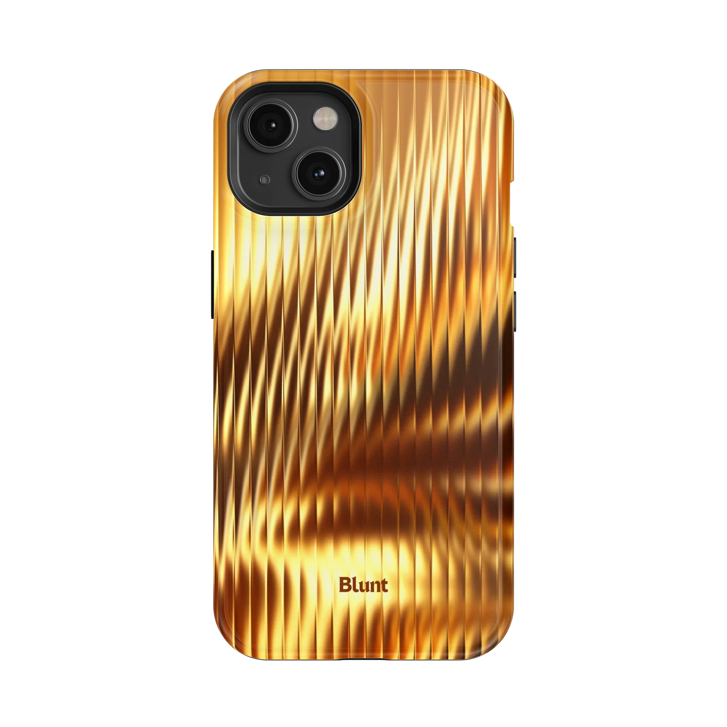 Golden Ripple iPhone Case