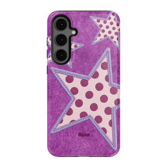 Lilac Crush Polka Star Samsung Case