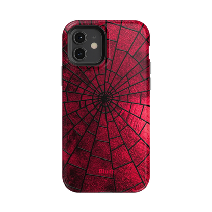 Crimson Web iPhone Case