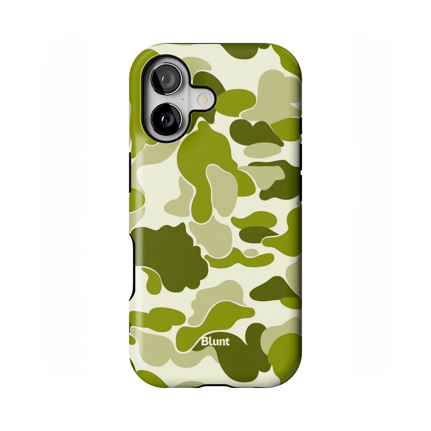 Lime Camo iPhone Case