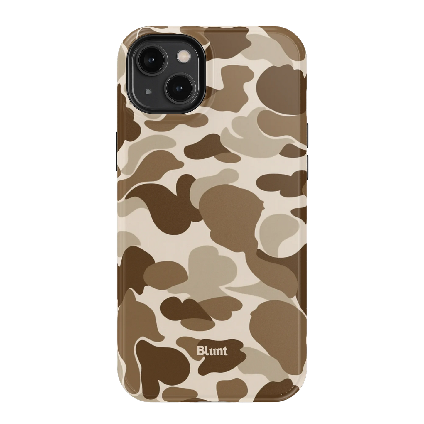 Brown Camo iPhone Case