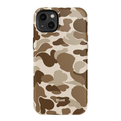Brown Camo iPhone Case