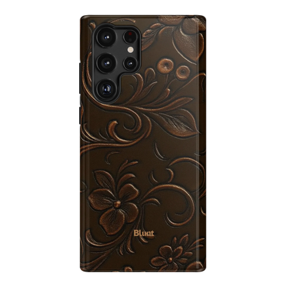 Tooled Leather Samsung Case