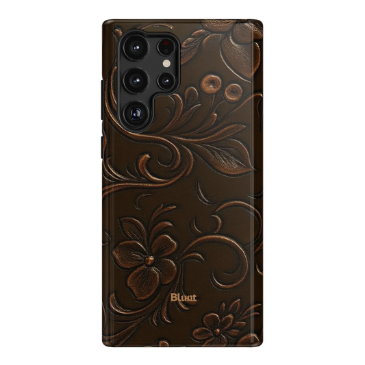 Tooled Leather Samsung Case