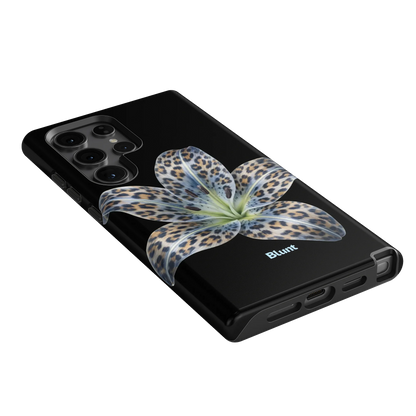 Blue-Leopard-Bloom-samsung-case-Galaxy S24 Ultra-2