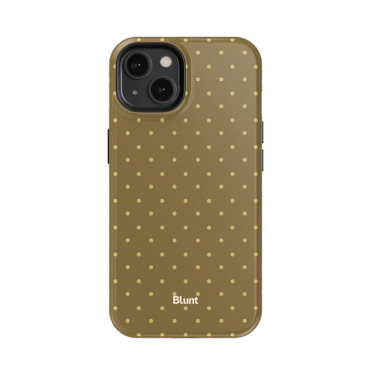 Olive Dot iPhone Case