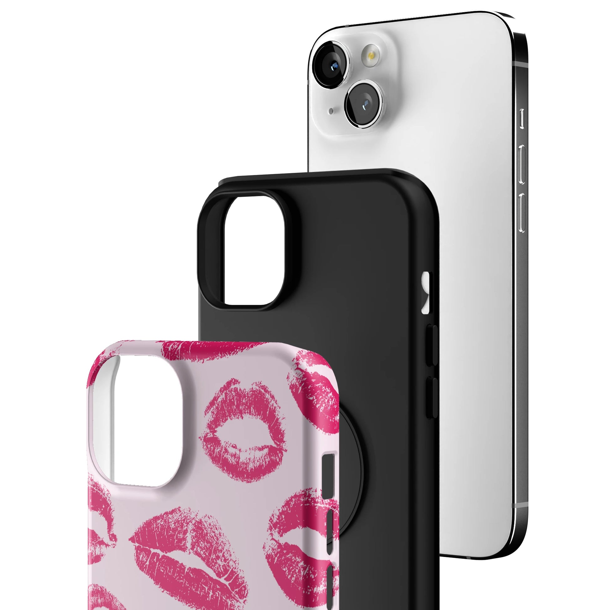 Kiss Me in Pink iPhone Case gallery - Iphone_14_Mini_Air_Plus_3