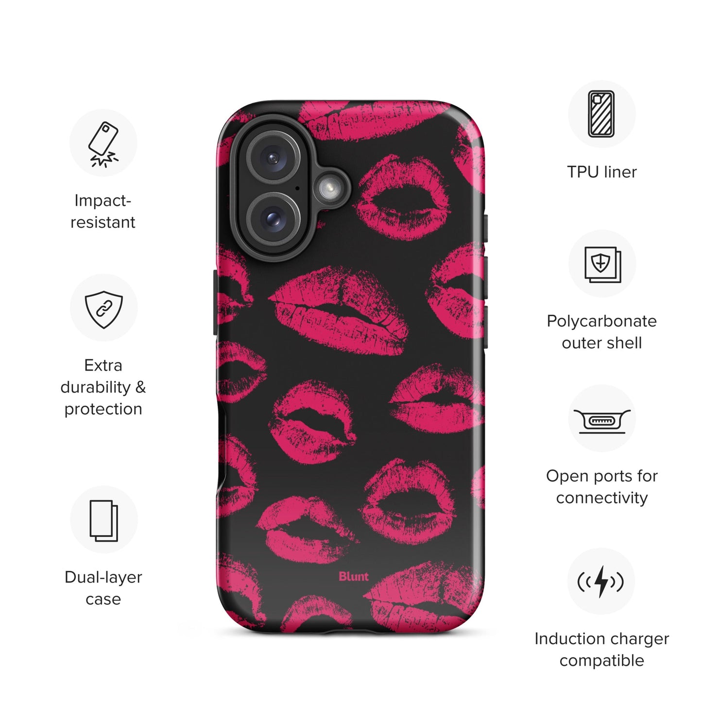 Kiss Me iPhone Case - Blunt Cases