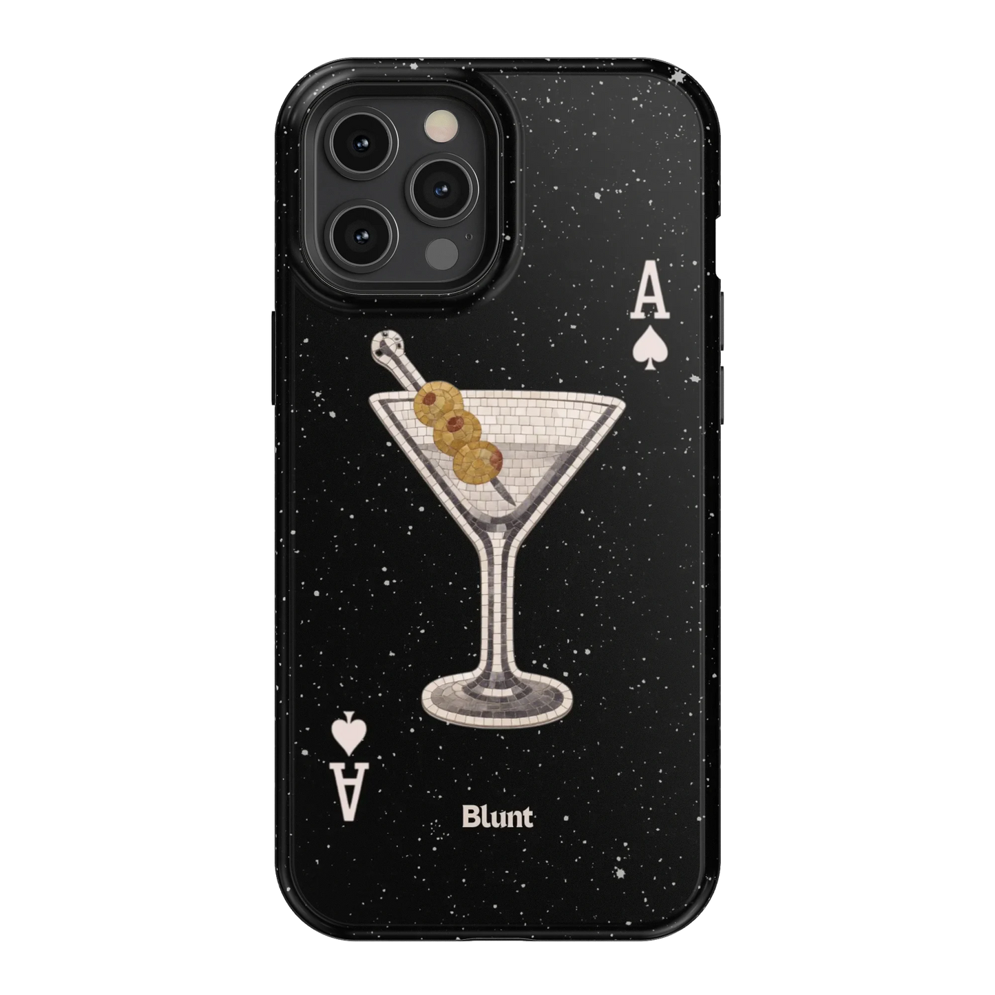 Black Dirty Martini iPhone Case