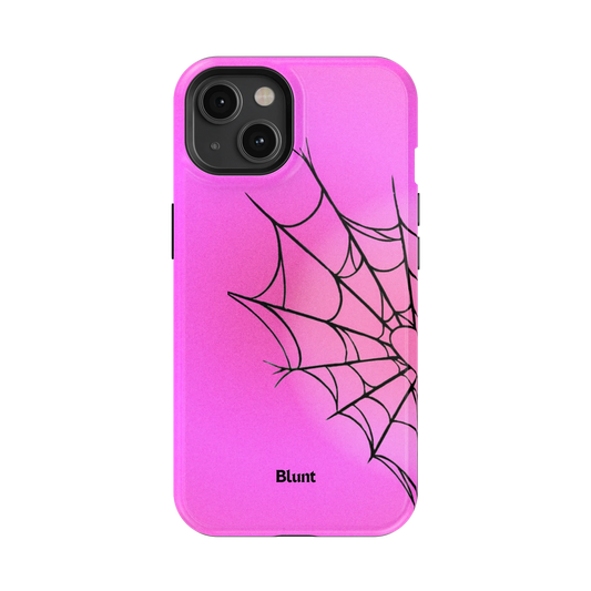 Pink Web iPhone Case
