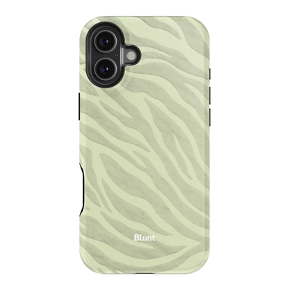 Sage Zebra iPhone Case