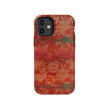 Crimson Tapestry iPhone Case