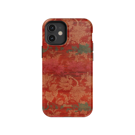 Crimson Tapestry iPhone Case