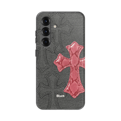 Pinkscale Cross Samsung Case